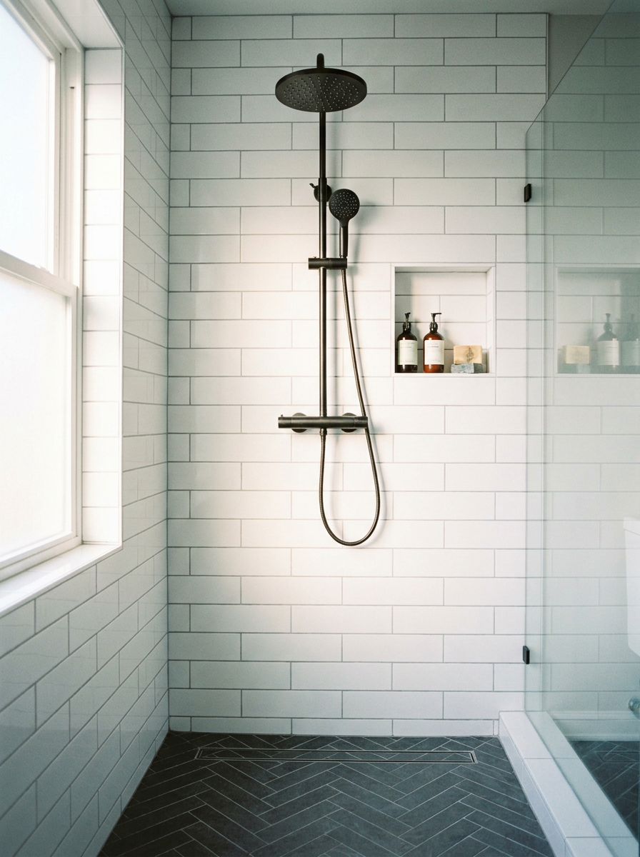 Modern bathroom remodel