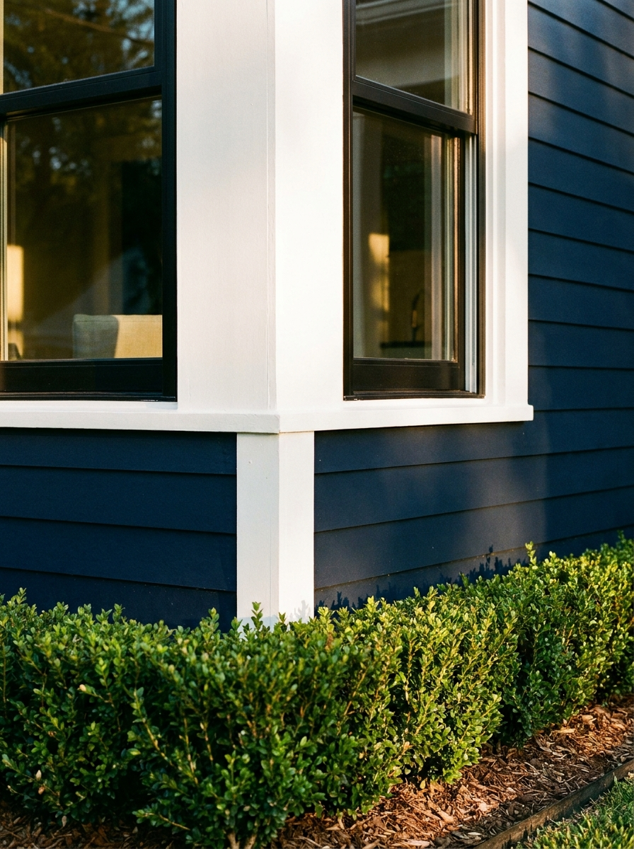 Exterior corner detail